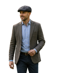 Stylowy elegancki kaszkiet męski uniwersalny