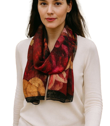 Women's patterned shawl 70x180