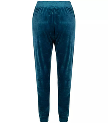 PLUS SIZE tied sweatpants in velor