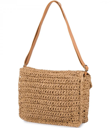 Summer bag, woven shoulder bag, elegant, boho style