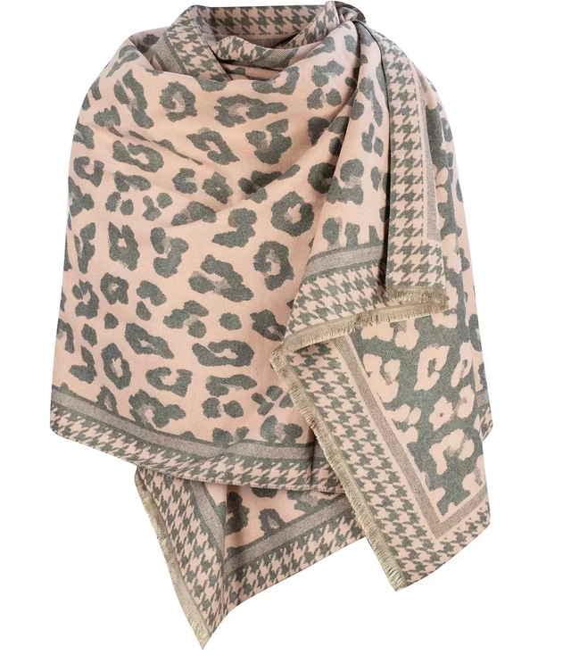 Fashionable shawl scarf double-sided camouflage scarf