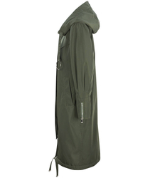Women's transitional oversize hood coat