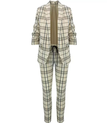 Set Blazer + Trousers Set Lattice