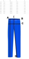 Elastic cropped pants elastic 3/4 stripes