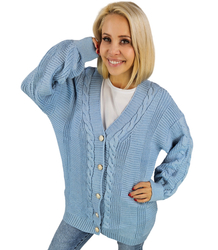 Warm, fashionable, loose women's sweater MATYLDA