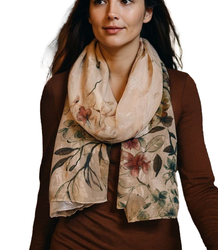 Women's patterned shawl 70x180