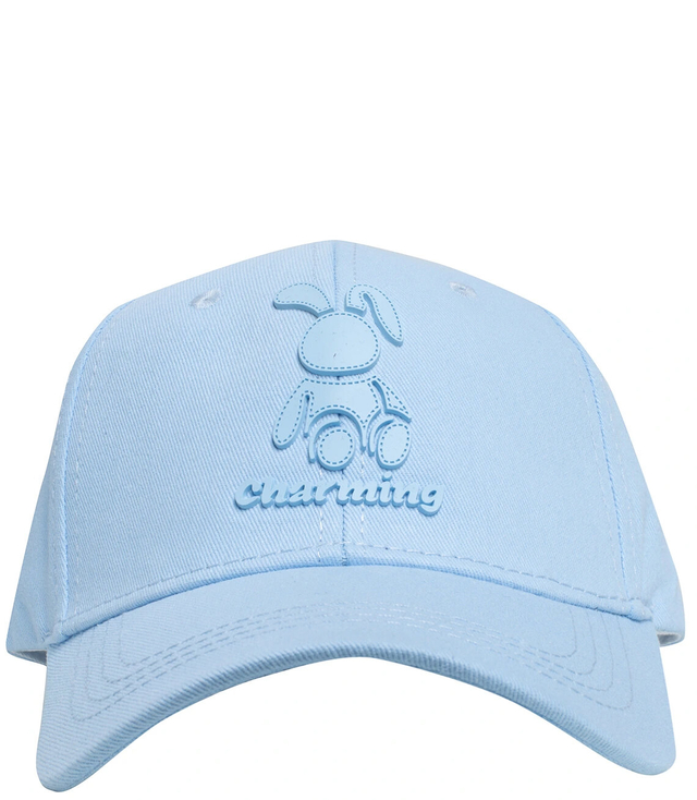 Children's baseball cap decorated with a bunny patch