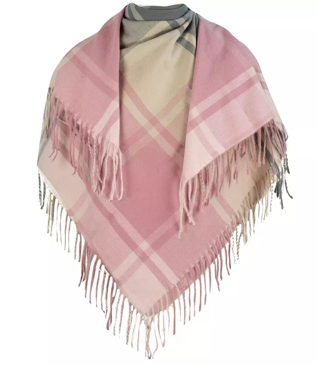 Szal szalik elegancka chusta pashmina kratka