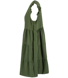 Lovely, loose, oversize midi summer dress with ruffles, IZABELL