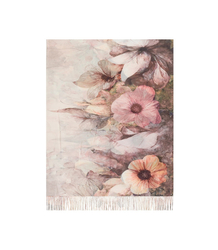 Women's floral pattern scarf 180x70