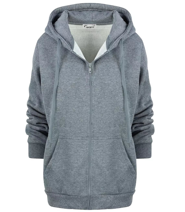 Unzipped kangaroo sweatshirt with hood SELENA