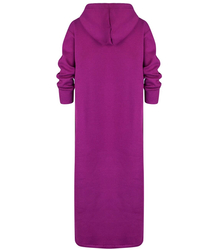 Ciepła bluza damska dresowa Oversize Sukienka Bawełniana Kaptur