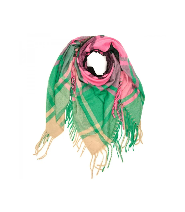 Scarf shawl elegant pashmina check scarf