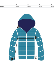 Kurtka pikowana WIOSENNA z kołnierzem stylowe kolory