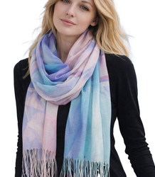 Women's scarf with stylish design 180x70