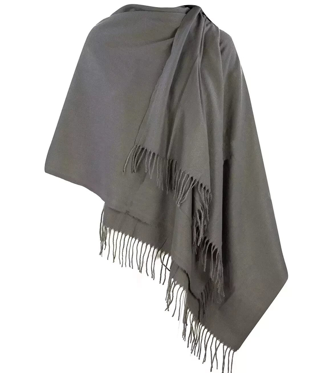 Plain shawl scarf Thick shawl fringes BASIC