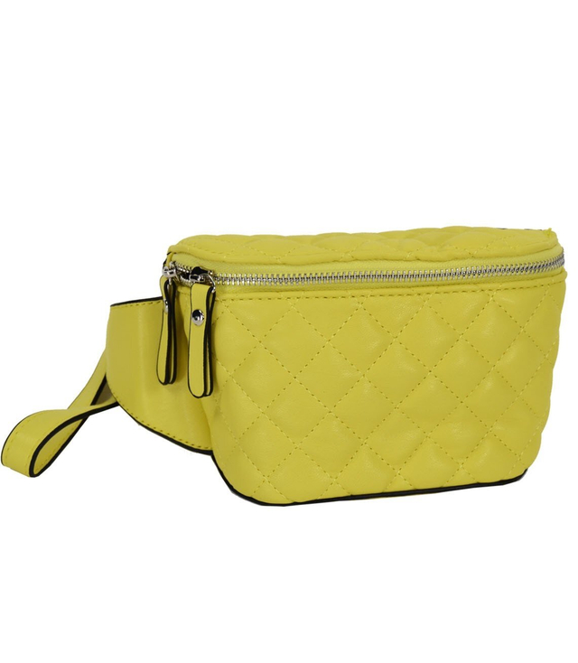 Fashionable quilted waist bag