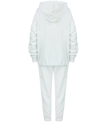 Oversize smooth cotton sports tracksuit MARGARET