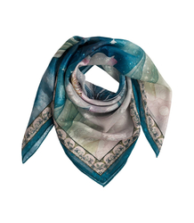 Elegancka kobieca chusta z obłędnym wzorem 70x70