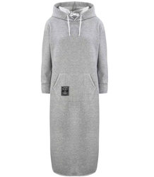 Long sweatshirt oversized tracksuit dress