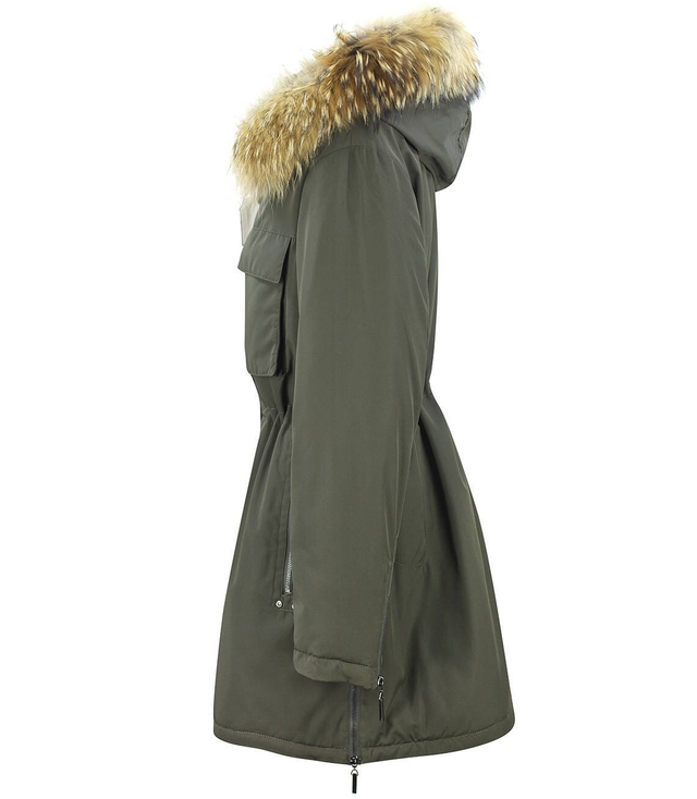 warm winter JACKET Padded FUR Coat