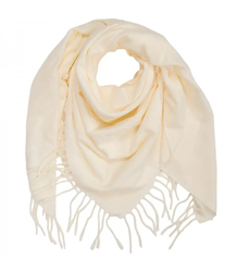 One-color shaik shawl with tassels STELLA