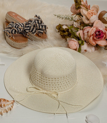 Elegant women's HAT with an openwork finish