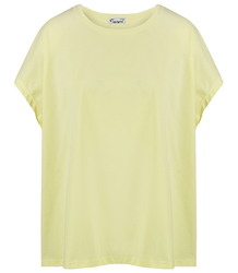 Blouse t-shirt with round neckline oversize Emma