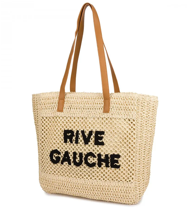 Torebka shopper boho z plecionki RIVE GAUCHE