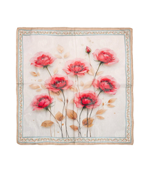 Elegant women's scarf with an insane 70x70 pattern