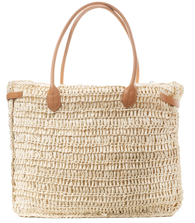 Large summer bag handbag braided simple shopper bag