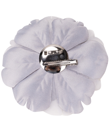 A huge flower brooch pin 15x15cm made of tulle