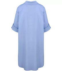 Long shirtdress shirt tunic with a teddy bear
