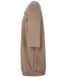 Sukienka Welurowa bluza dresowa z kominem