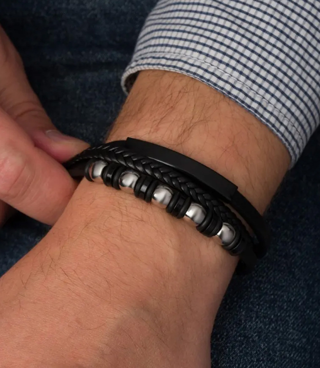 Men's bracelets perfect for a gift braided