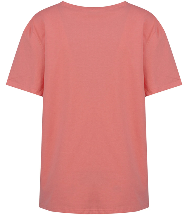 Basic V-neck T-shirt blouse ALDONA