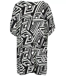 VALERIA patterned blouse tunic with pendant