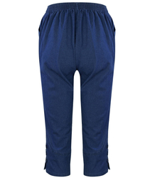 RYBACZKI Cienkie spodnie JEANS za kolano 