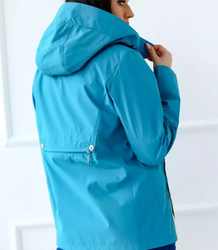 Women's transitional spring hooded jacket LUIZA