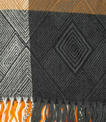 Shawl scarf elegant square checkered shawl