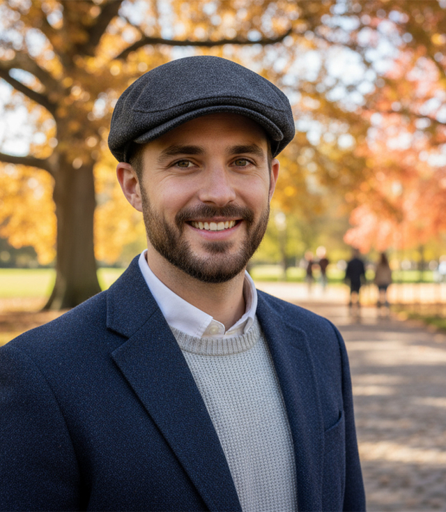 Stylish smooth men's helmet Universal color scheme