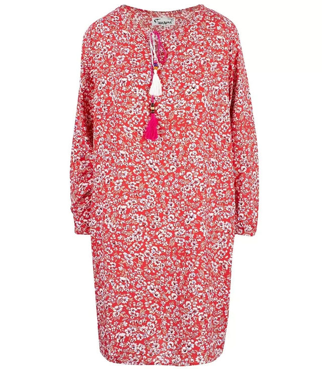 Summer dress loose tunic colorful patterns