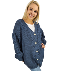 Warm, fashionable, loose women's sweater MATYLDA