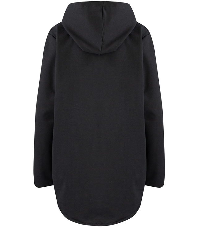 One-color basic women's thin sweatshirt with hood ZEFIRA