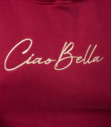 Women's warm hoodie CIAO BELLA