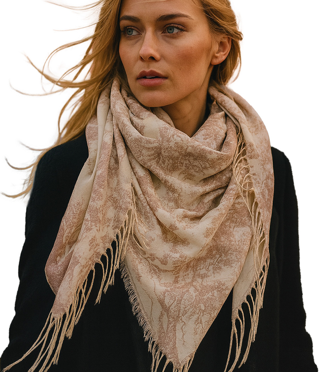 Sling with stylish spring pattern 100x100