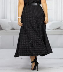 Stylish maxi skirt with sequins elegant
