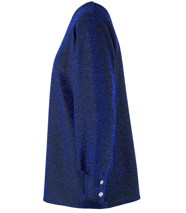 Elegant blouse with glitter, Glitter Plus Size MIRIAM