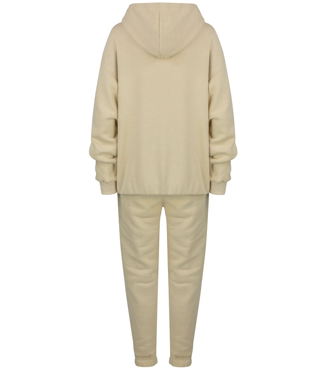 Oversize smooth cotton sports tracksuit MARGARET