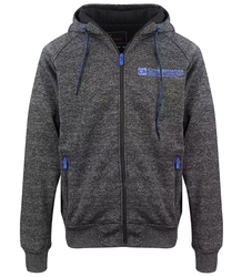 SZARA Luźna bluza z kołnierzem i suwakiem